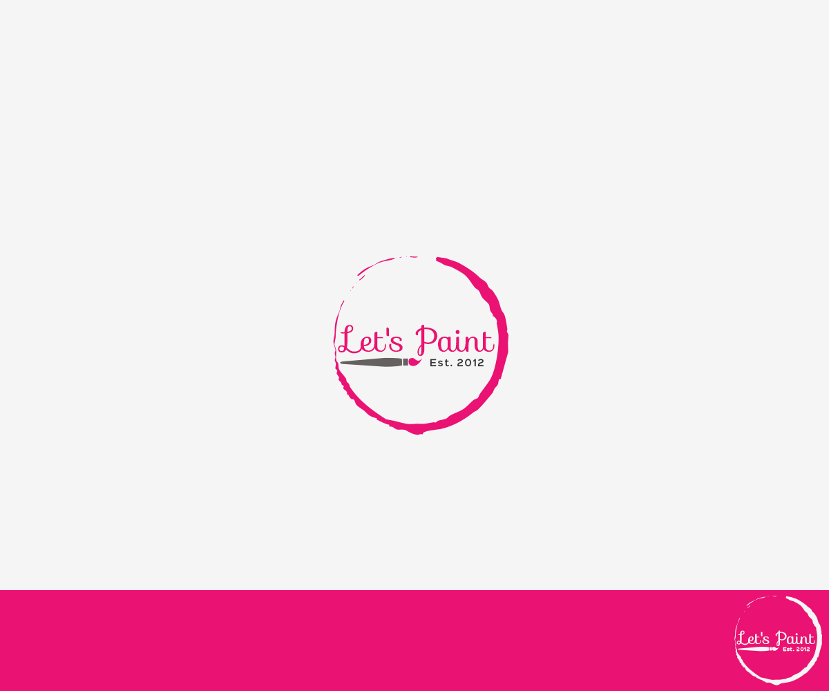 Logo Design by King Cozy for Let's Paint! | Design #13351045
