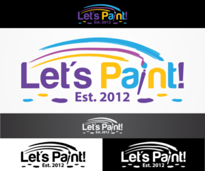 Logo Design by sangeloenriquez for Let's Paint! | Design #13361005