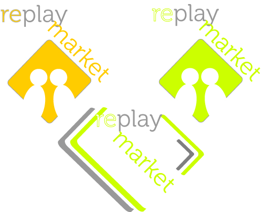 Logo Design by Candice Riley for Replay Market | Design #32204