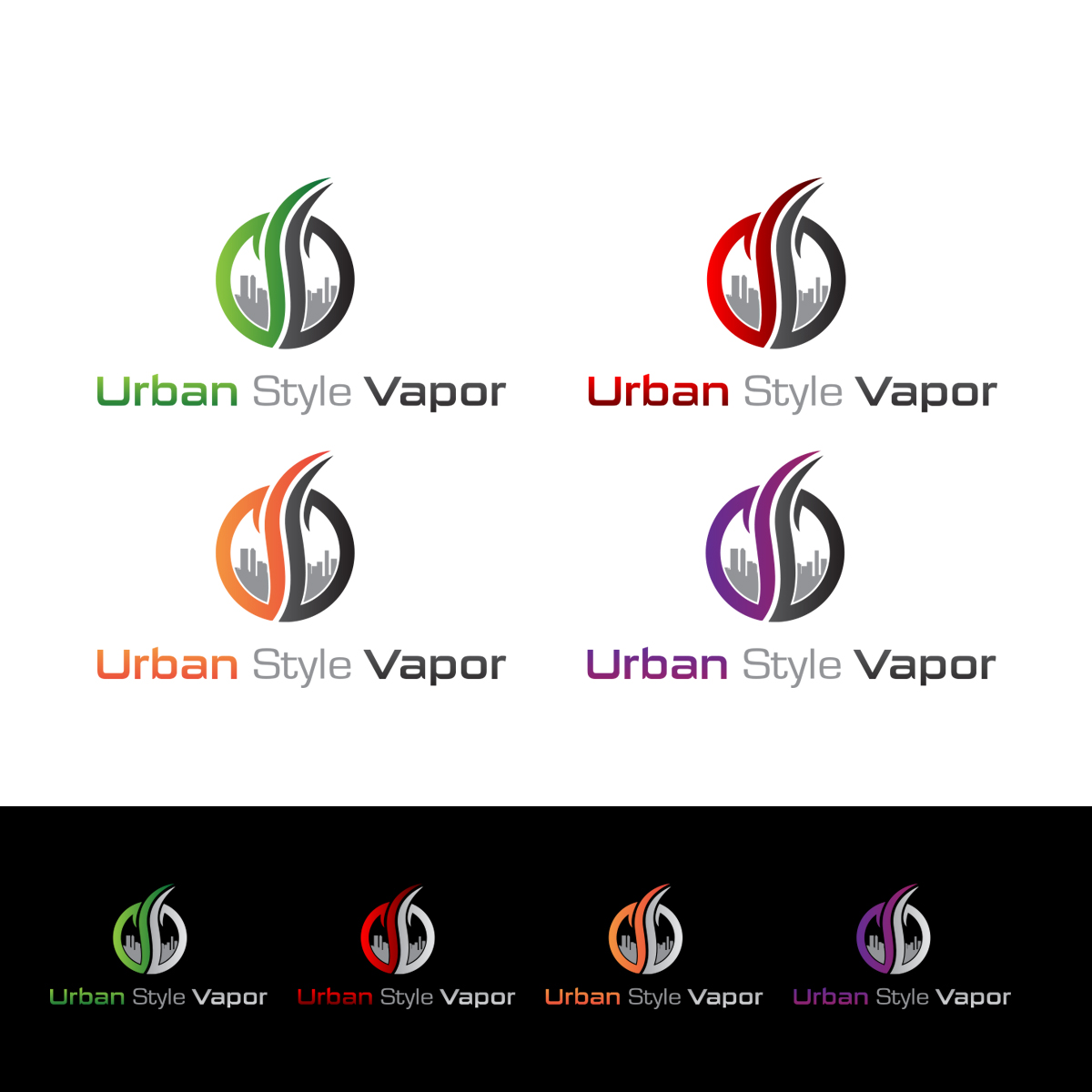 Logo Design by graphicancers for Urban Style Vapour | Design: #13363148