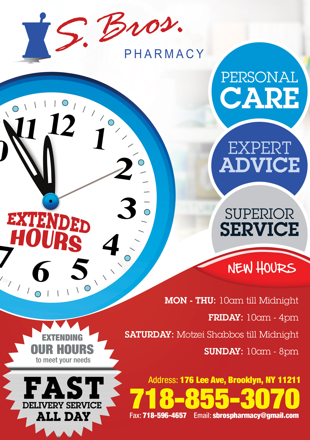 Flyer Design by UrbainFX for S Bros Pharmacy | Design #13405280