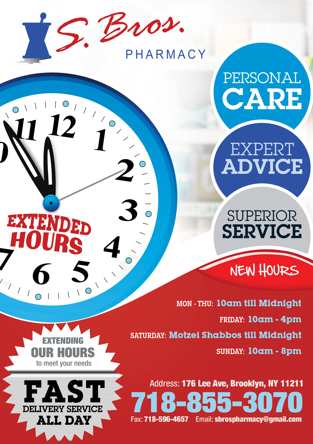 Flyer-Design von UrbainFX für S Bros Pharmacy | Design #13406763