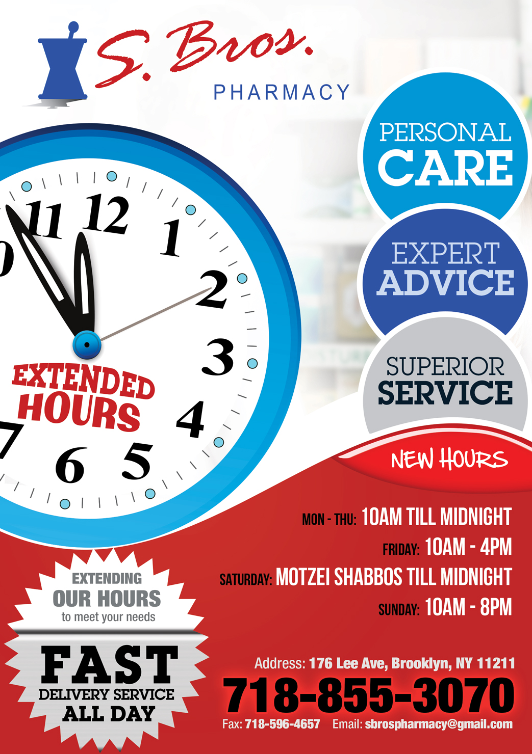 Flyer Design by UrbainFX for S Bros Pharmacy | Design #13415406