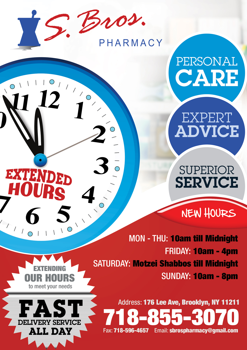 Flyer Design by UrbainFX for S Bros Pharmacy | Design #13415408