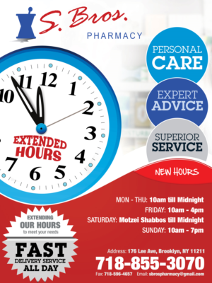 Flyer Design by UrbainFX for S Bros Pharmacy | Design: #13428050