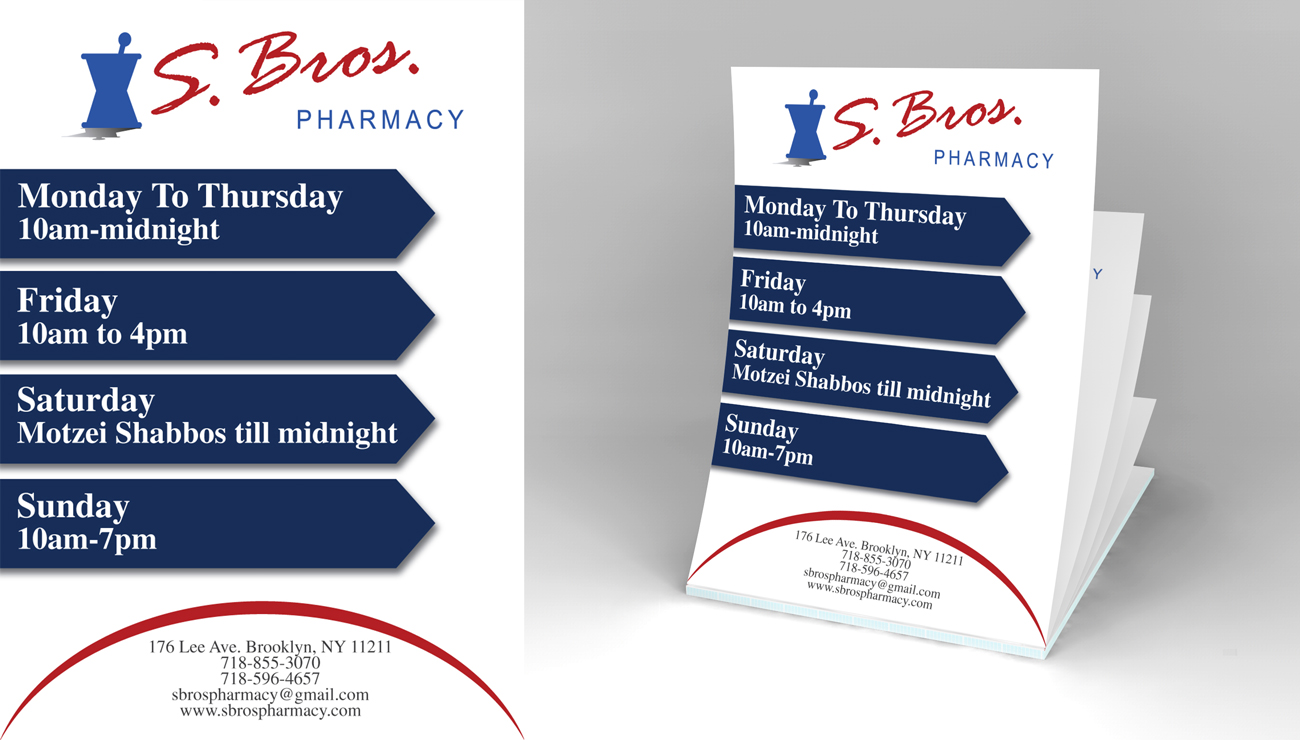 Design de Flyer par Impressive Solutions pour S Bros Pharmacy | Design #13384434