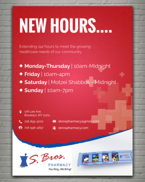 Flyer Design by sun_design for S Bros Pharmacy | Design: #13389676