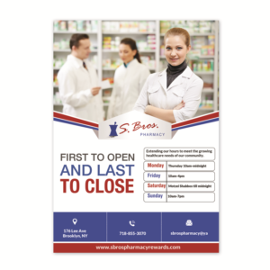 Flyer Design by creative.bugs for S Bros Pharmacy | Design: #13384138