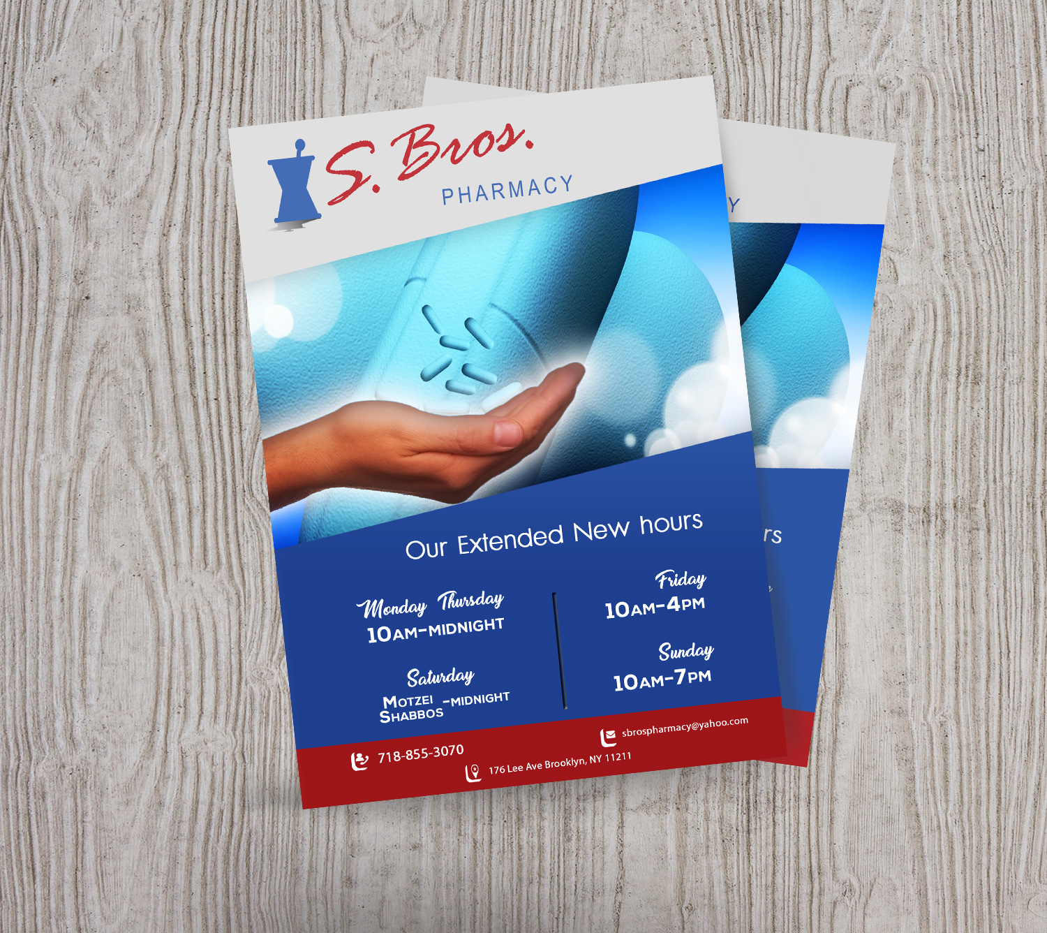 Flyer Design by Kowzi for S Bros Pharmacy | Design #13378511