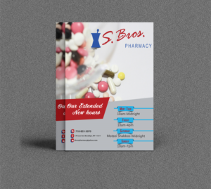 Diseño de Flyer por Kowzi para S Bros Pharmacy | Diseño: #13383232