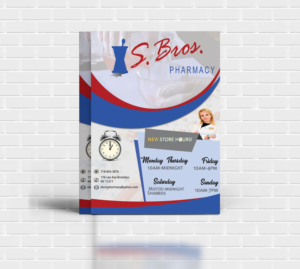 Diseño de Flyer por Kowzi para S Bros Pharmacy | Diseño: #13384466
