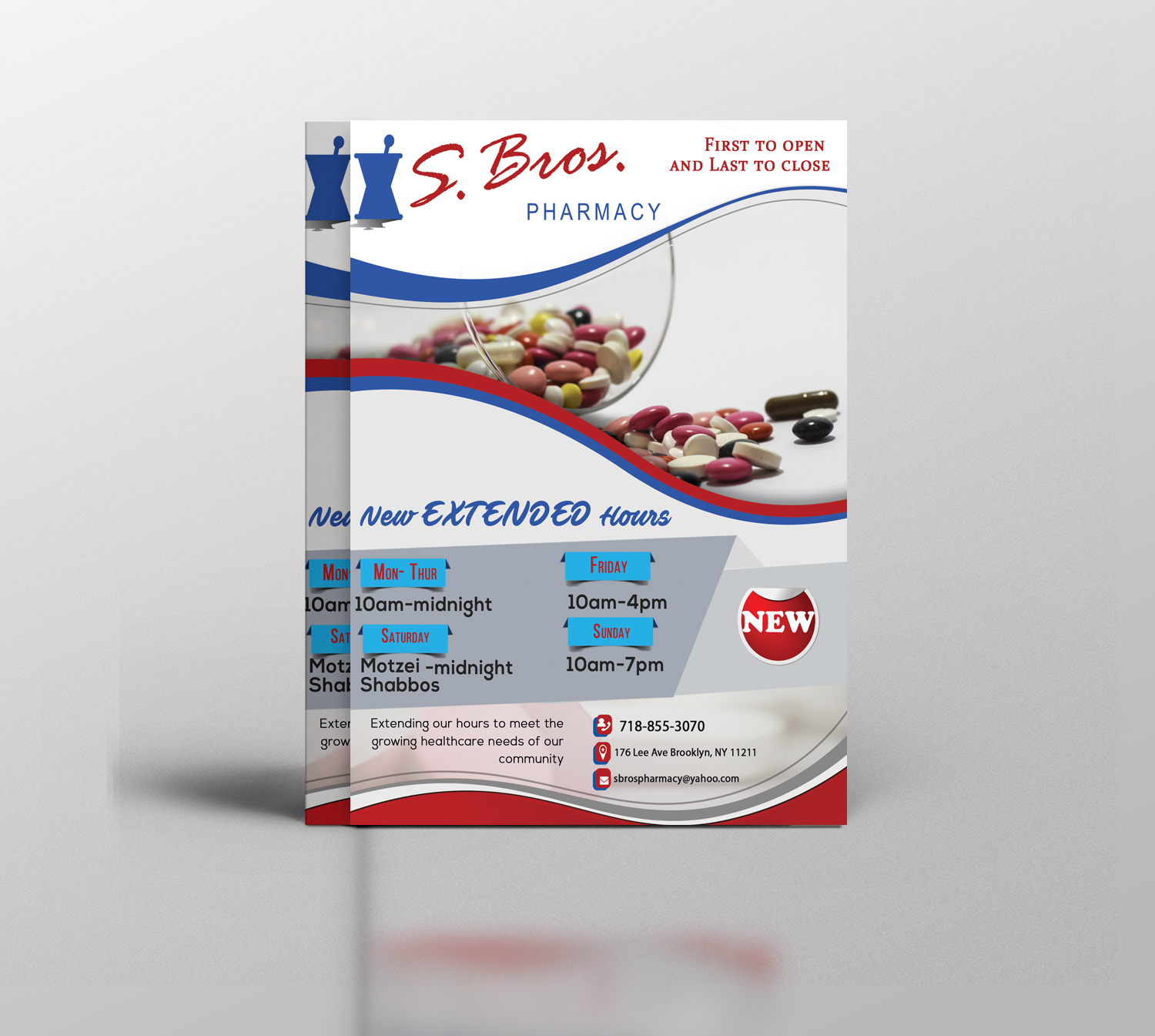 Flyer Design by Kowzi for S Bros Pharmacy | Design #13385337