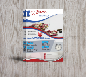 Flyer-Design von Kowzi für S Bros Pharmacy | Design: #13390603