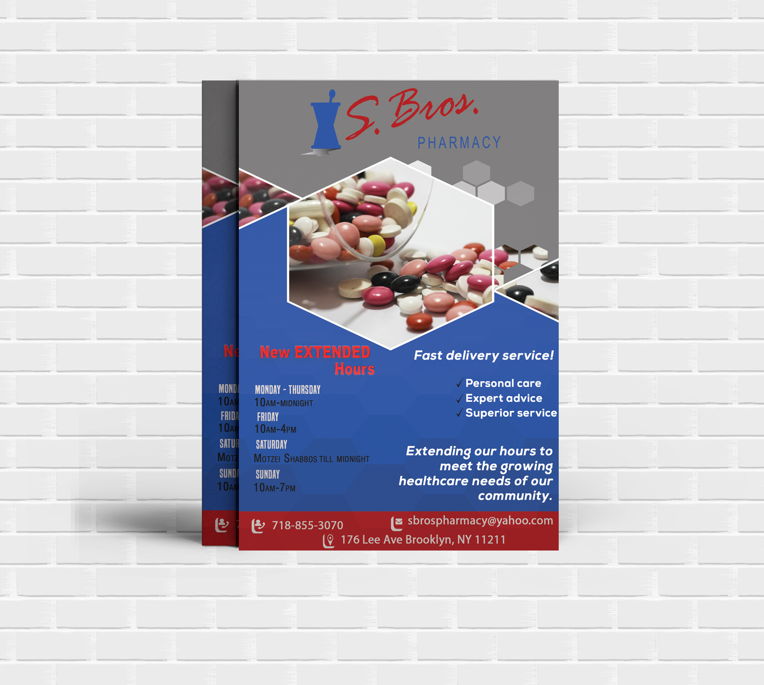 Flyer Design by Kowzi for S Bros Pharmacy | Design #13402015