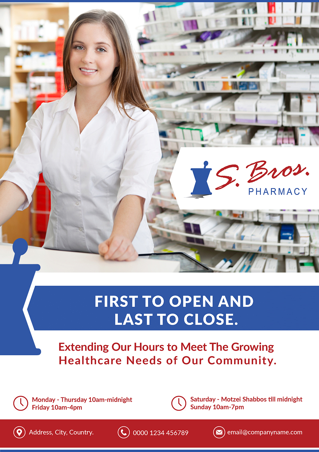 Flyer Design by bdesigner9 for S Bros Pharmacy | Design #13383791