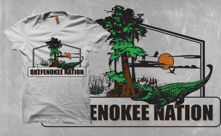 T-shirt Design by Ambrech for Okefenokee Nation LLC | Design #13408502