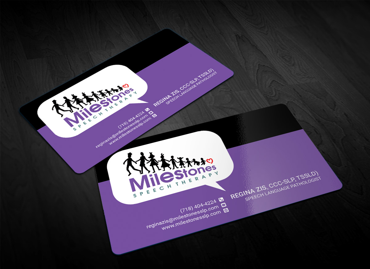 Business Card Design by Sandaruwan for Milestones | Design #13382194