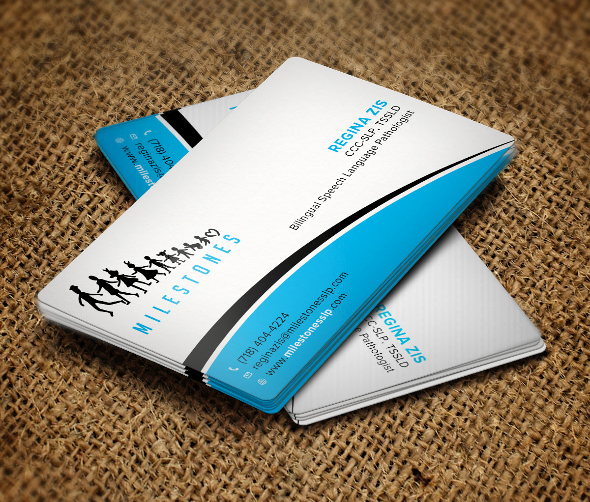 Business Card Design by Verified artistry (Design garden) for Milestones | Design #13447450