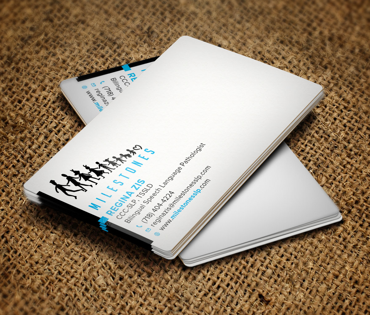 Business Card Design by Verified artistry (Design garden) for Milestones | Design #13447453