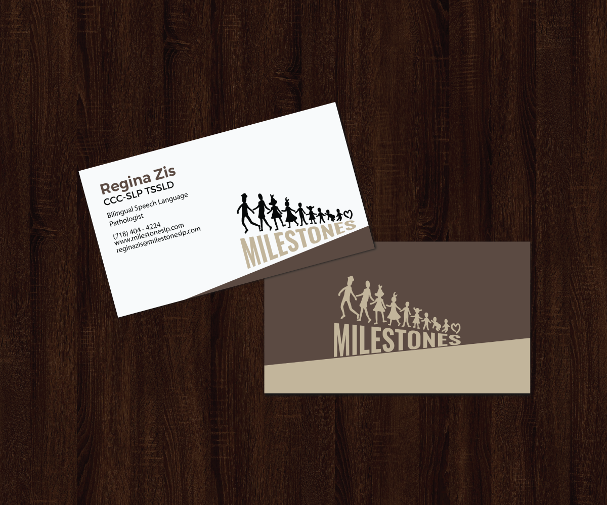 Business Card Design by JK18 for Milestones | Design #13359045