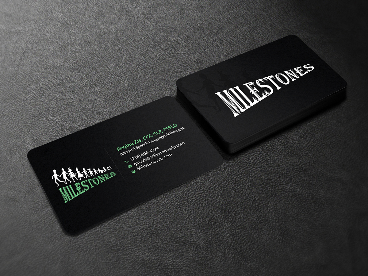 Business Card Design by Creations Box 2015 for Milestones | Design #13373697