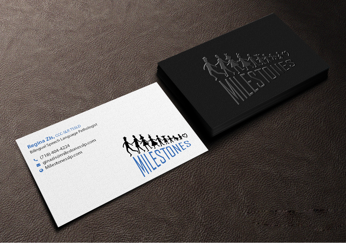 Business Card Design by Creations Box 2015 for Milestones | Design #13373699
