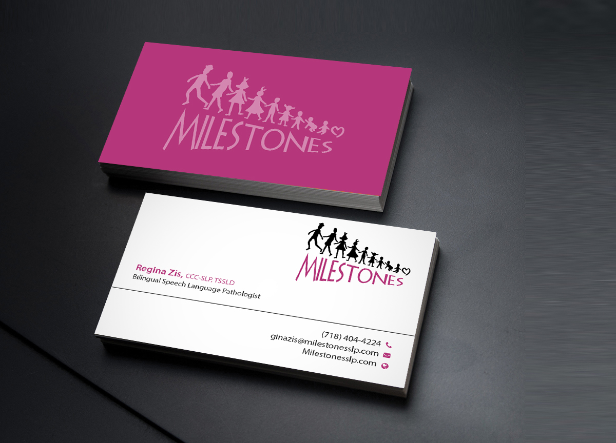Visitenkarten-Design von Creations Box 2015 für Milestones | Design #13373700