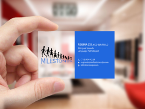 Visitenkarten-Design von Creations Box 2015 für Milestones | Design: #13373701