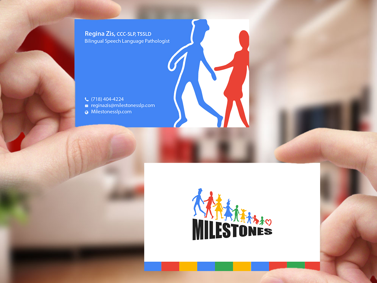 Business Card Design by Creations Box 2015 for Milestones | Design #13373713
