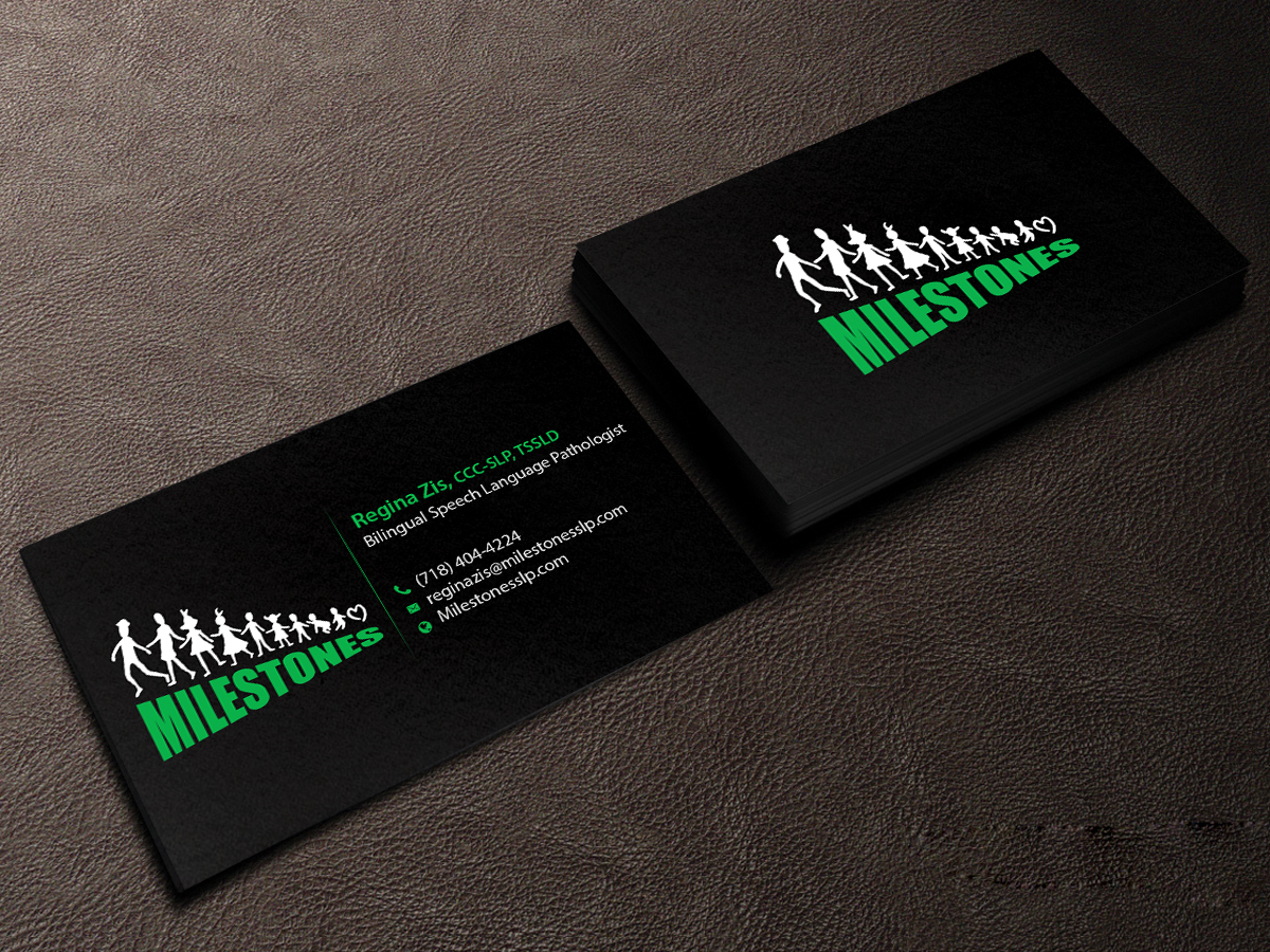 Business Card Design by Creations Box 2015 for Milestones | Design #13373768