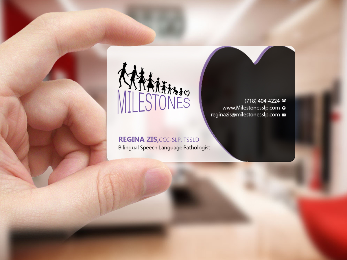 Business Card Design by Creations Box 2015 for Milestones | Design #13373769