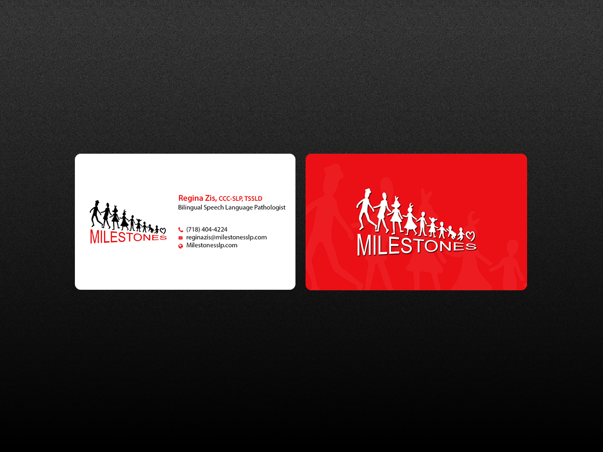 Visitenkarten-Design von Creations Box 2015 für Milestones | Design #13373772