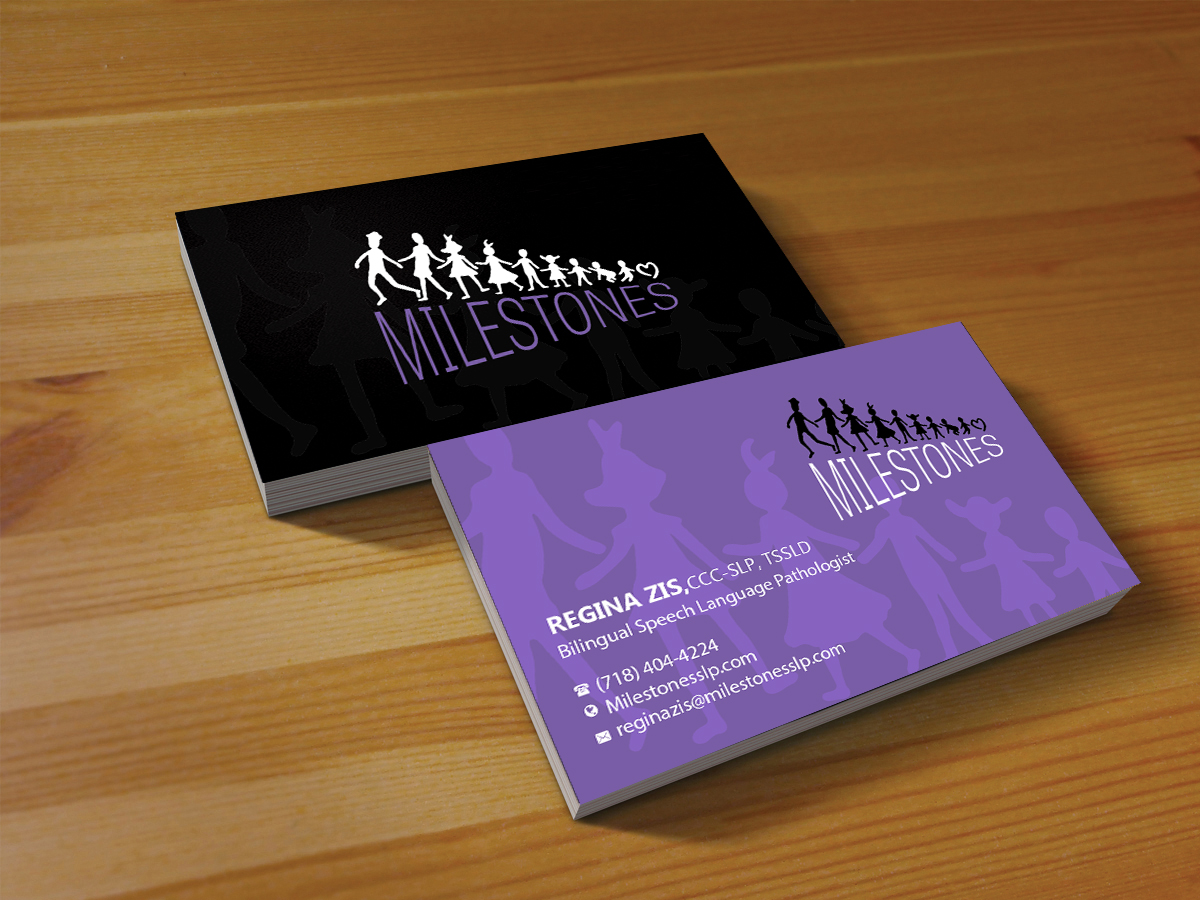 Visitenkarten-Design von Creations Box 2015 für Milestones | Design #13373773