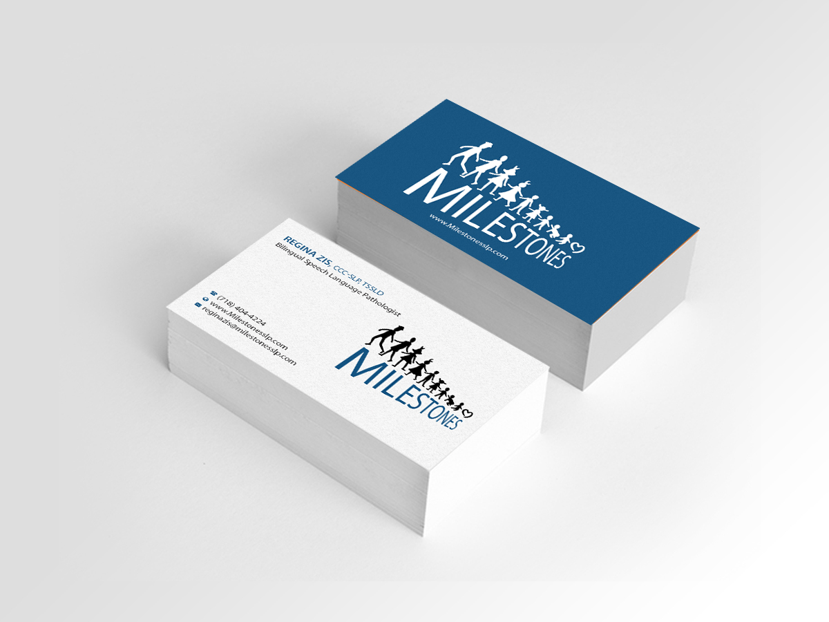 Business Card Design by Creations Box 2015 for Milestones | Design #13376864