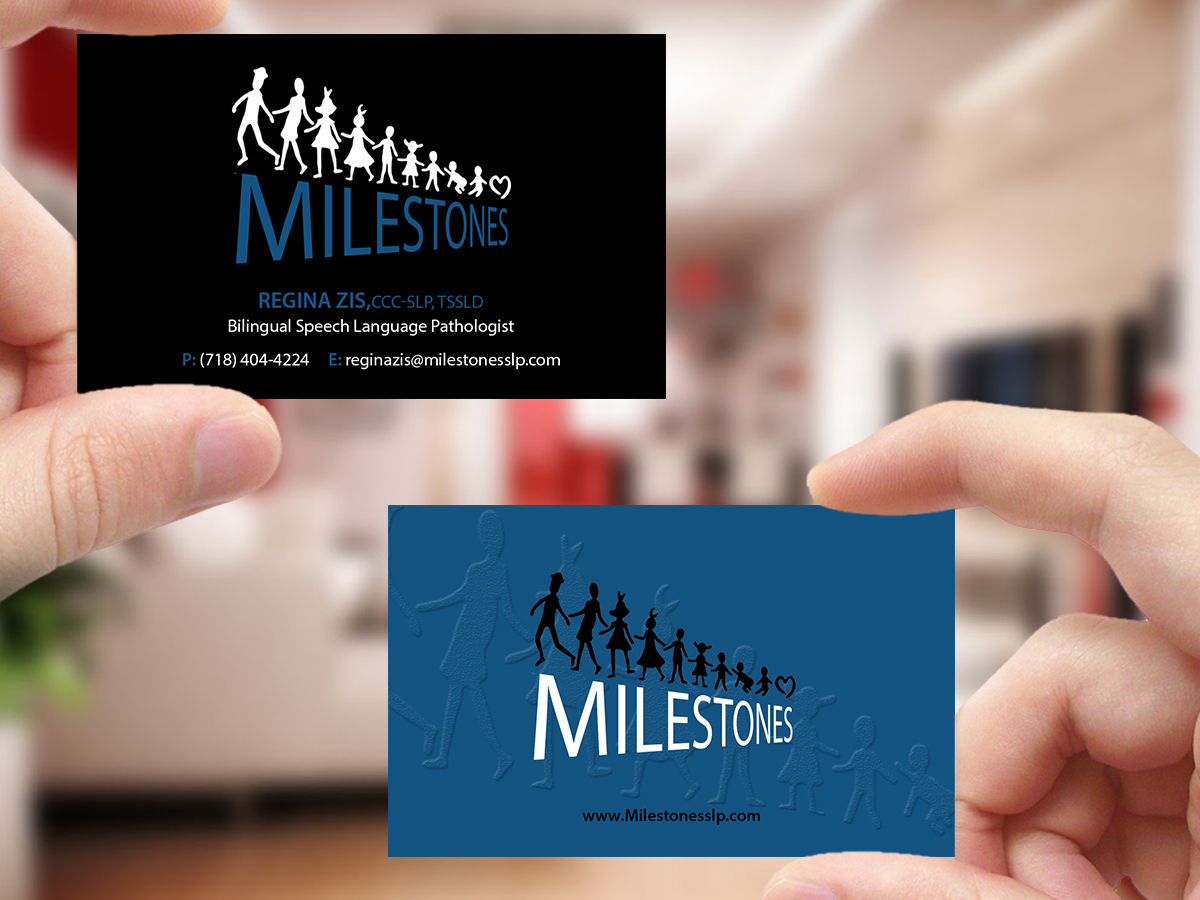 Business Card Design by Creations Box 2015 for Milestones | Design #13376868