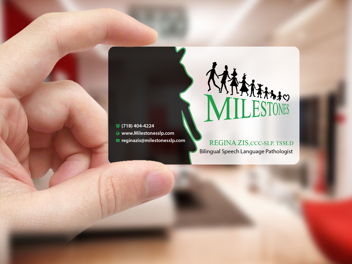Business Card Design by Creations Box 2015 for Milestones | Design #13376874