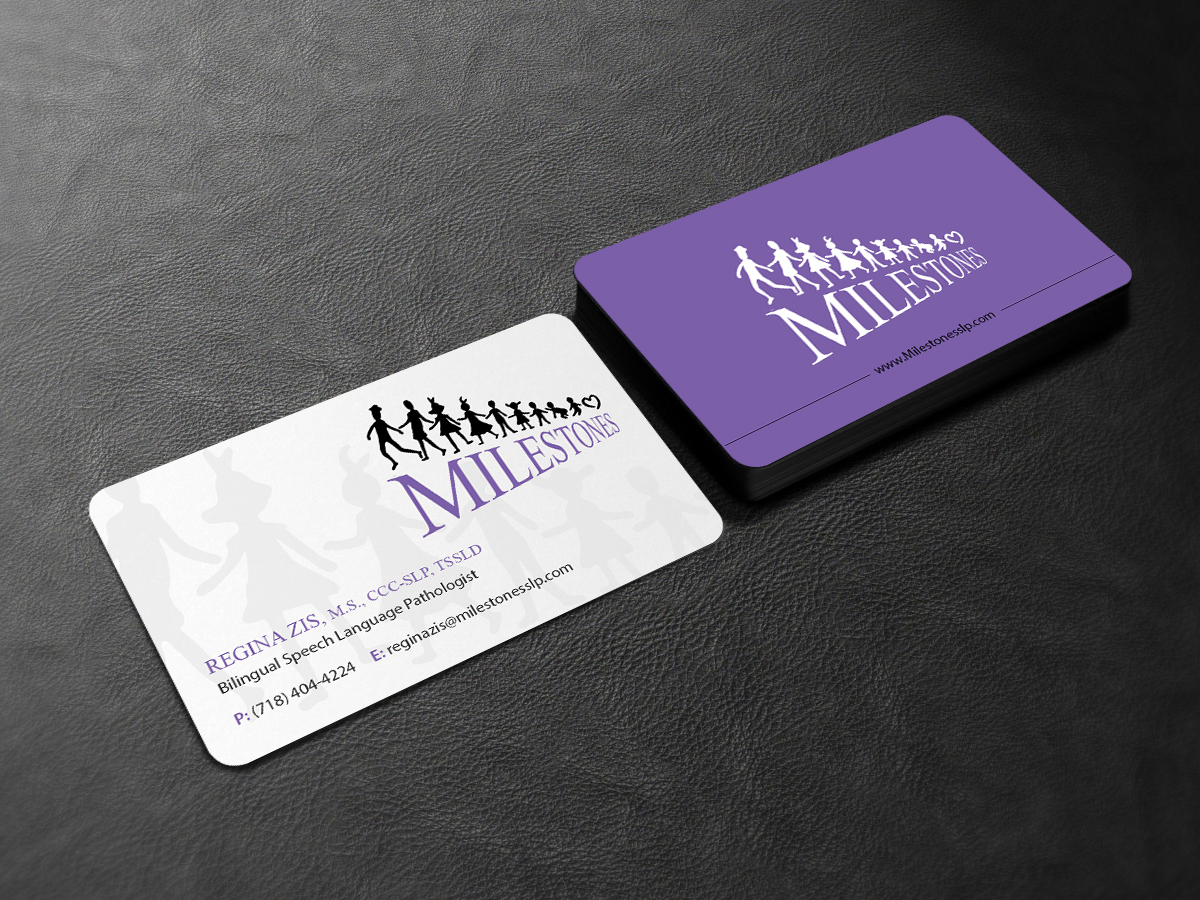 Business Card Design by Creations Box 2015 for Milestones | Design #13488254