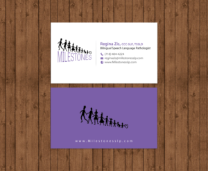 Visitenkarten-Design von chandrayaan.creative für Milestones | Design: #13369985