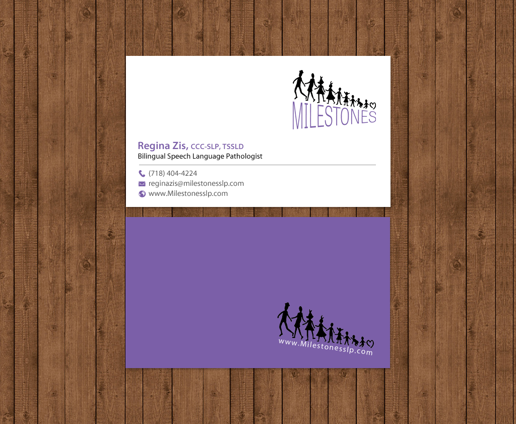 Visitenkarten-Design von chandrayaan.creative für Milestones | Design #13369988