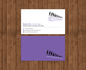 Visitenkarten-Design von chandrayaan.creative für Milestones | Design: #13369988