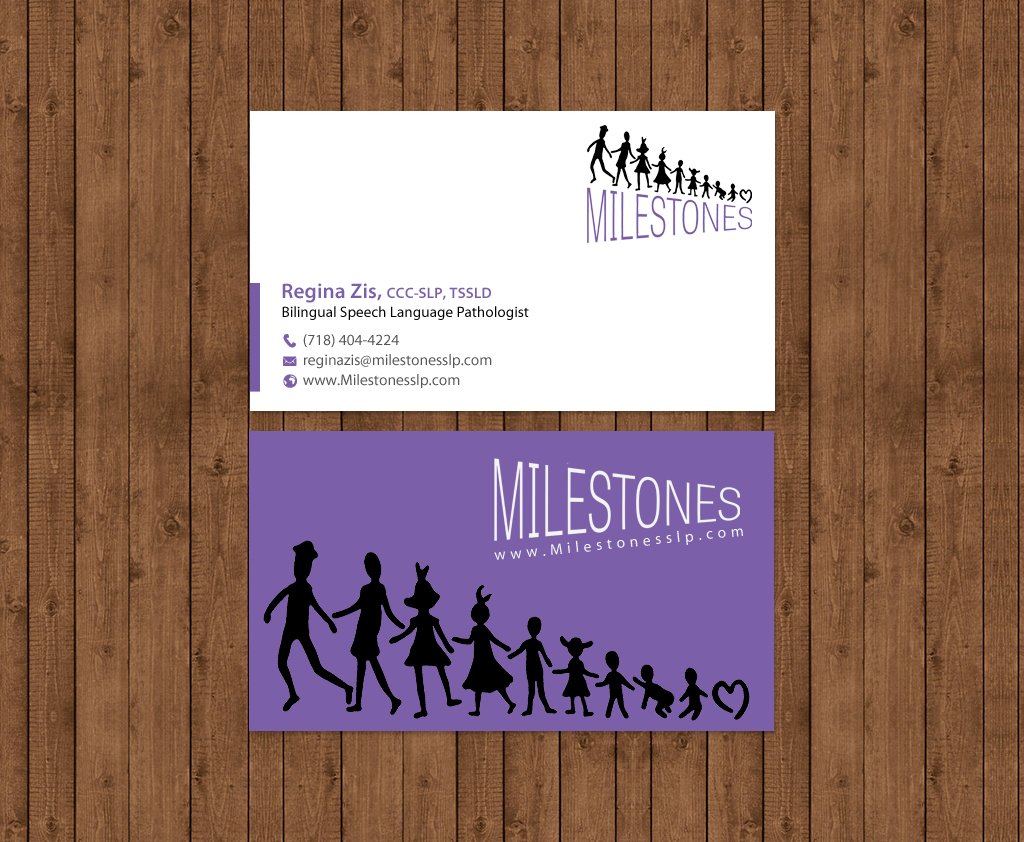 Business Card Design by chandrayaan.creative for Milestones | Design #13369990
