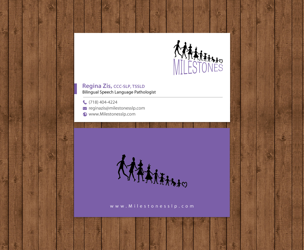 Business Card Design by chandrayaan.creative for Milestones | Design #13369993