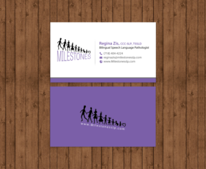 Visitenkarten-Design von chandrayaan.creative für Milestones | Design: #13370070