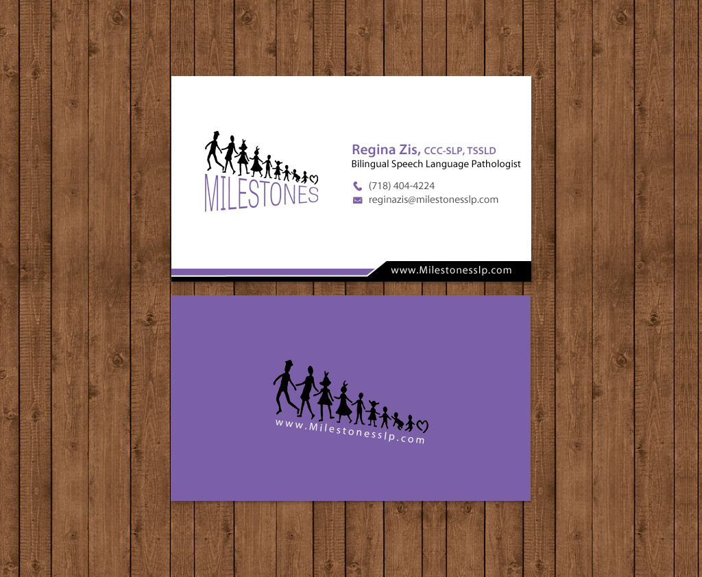 Business Card Design by chandrayaan.creative for Milestones | Design #13370072