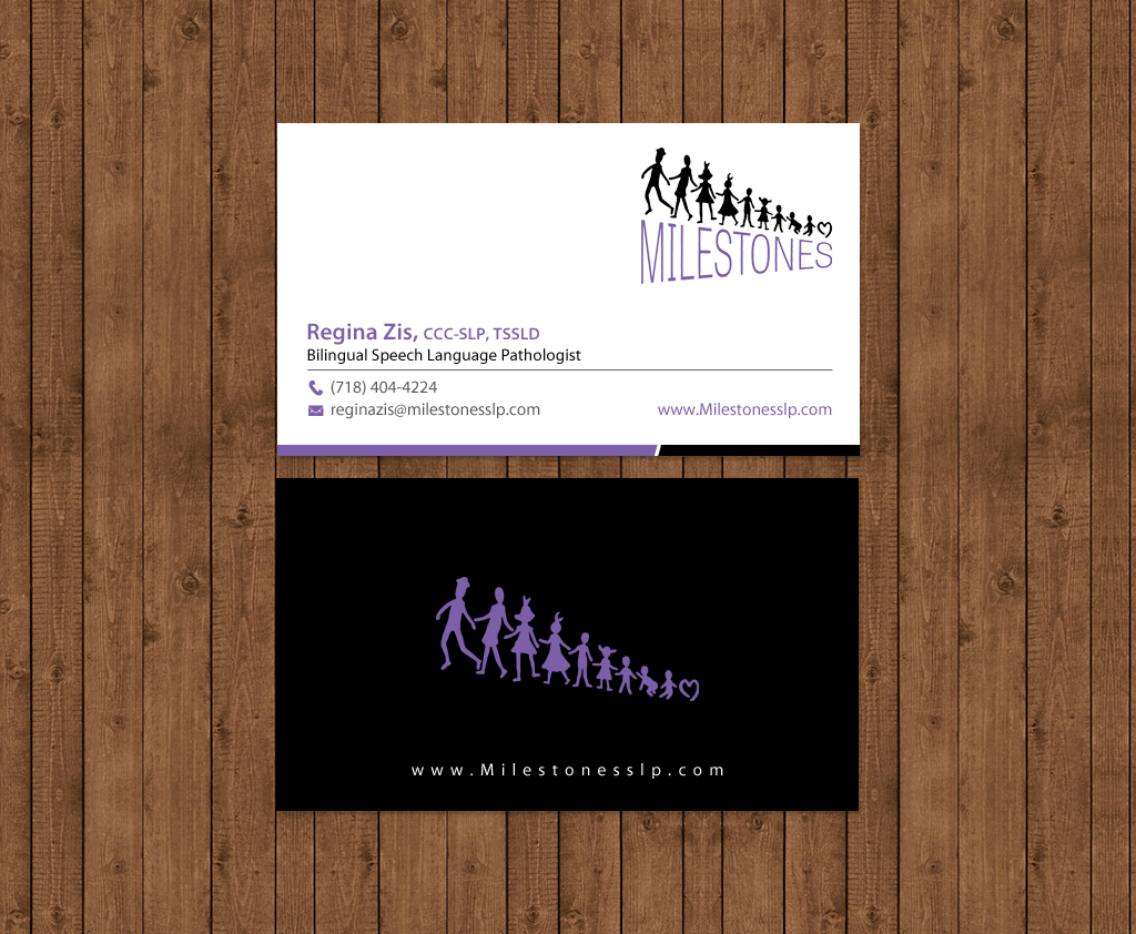 Business Card Design by chandrayaan.creative for Milestones | Design #13370073