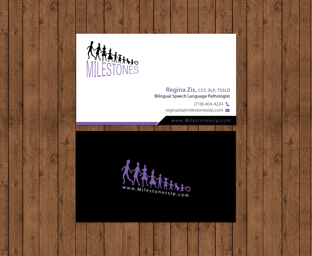 Business Card Design by chandrayaan.creative for Milestones | Design #13370074