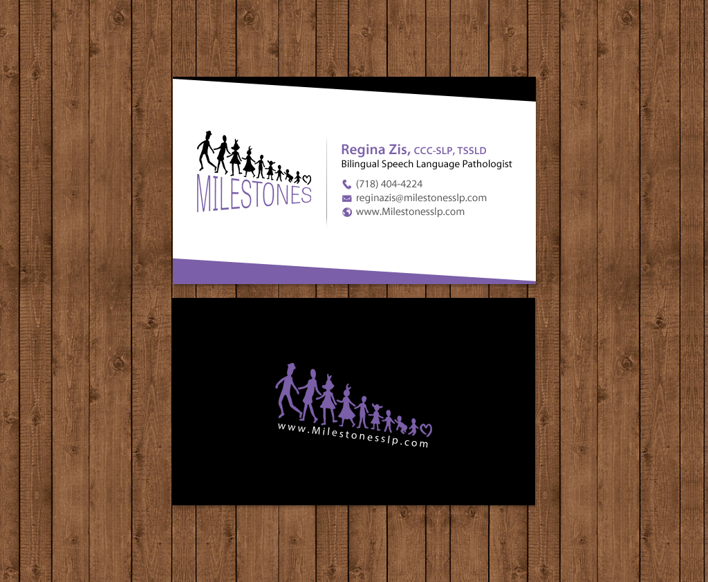 Diseño de Tarjeta de Presentación por chandrayaan.creative para Milestones | Diseño #13370101