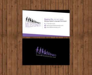 Visitenkarten-Design von chandrayaan.creative für Milestones | Design: #13370101