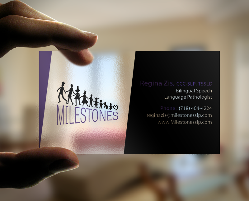 Diseño de Tarjeta de Presentación por chandrayaan.creative para Milestones | Diseño #13370106