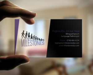 Visitenkarten-Design von chandrayaan.creative für Milestones | Design: #13370106